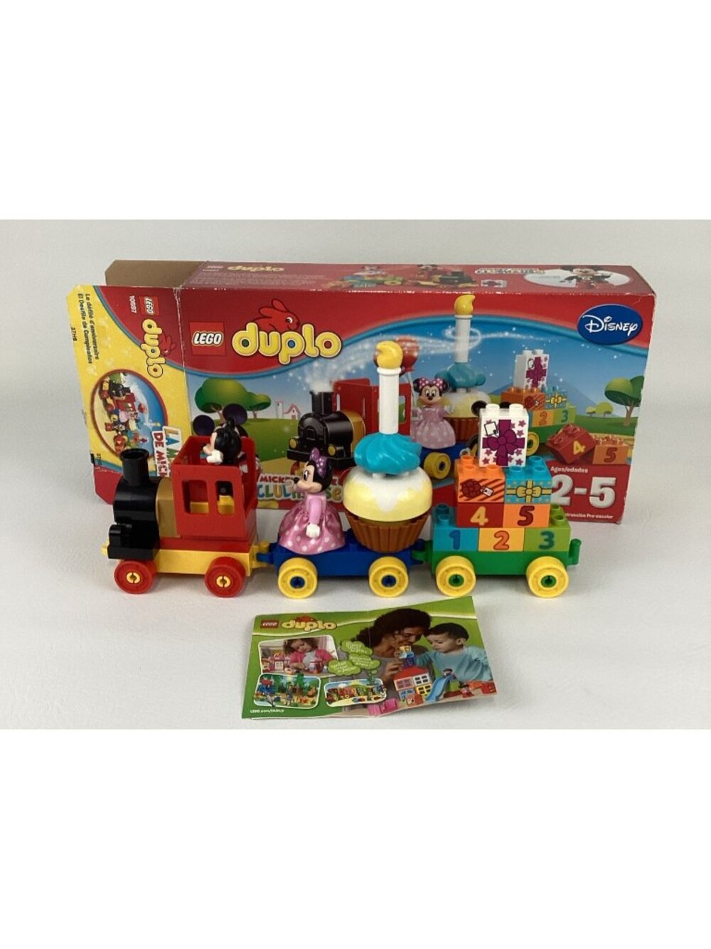 Lego Duplo Mickey Mouse Clubhouse Birthday Parade Building Set 10597 Complete